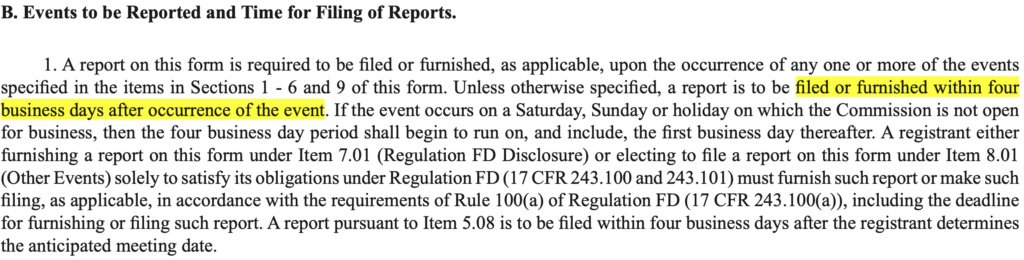 A document illustrating cybersecurity concerns over new sec data breach reporting rules for public companies.